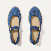 The Espadrille Mary Jane - Blue Breeze