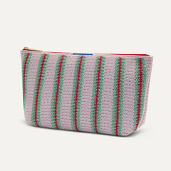 The Travel Pouch Set - Watermelon Market Stripe