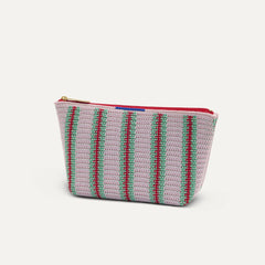 The Travel Pouch Set - Watermelon Market Stripe