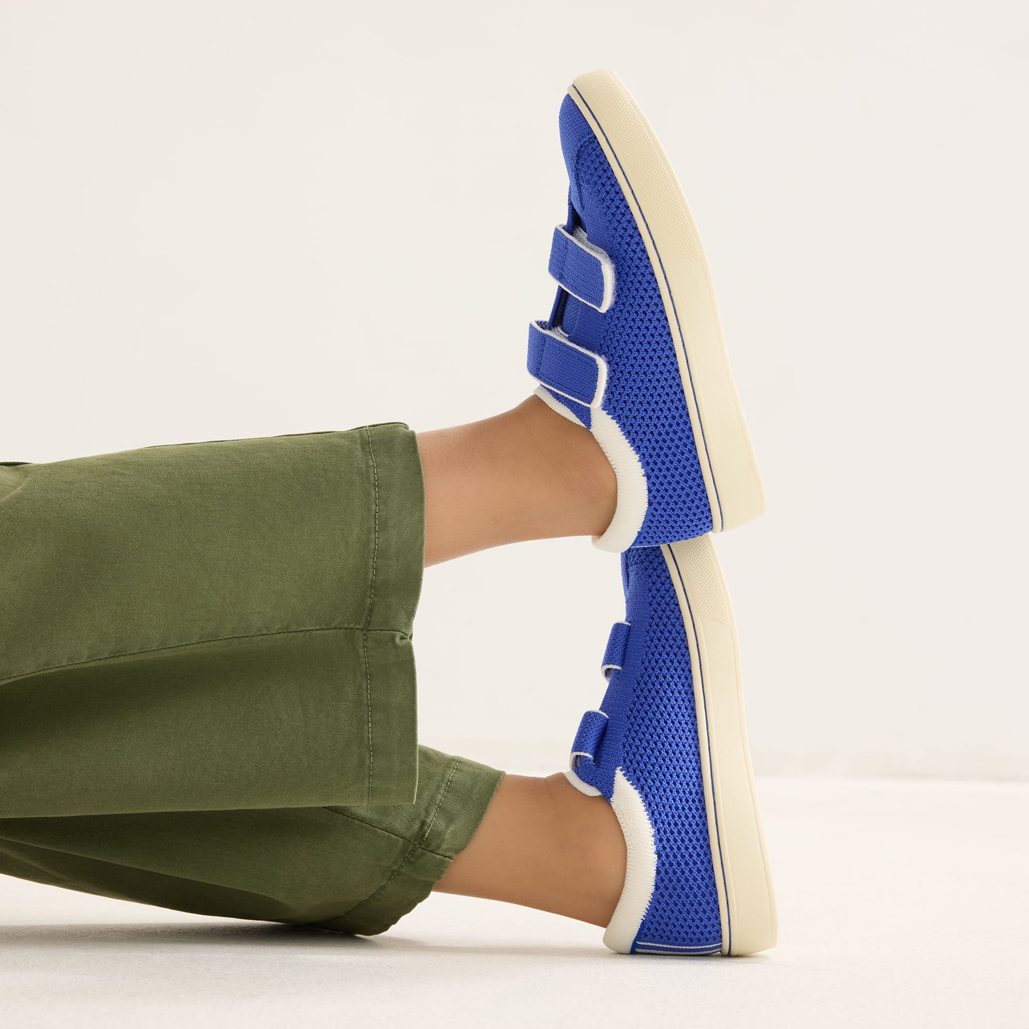 The Kids Strap Sneaker - Buoy Open-Knit