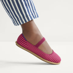The Cruiser Mary Jane - Raspberry Stripe