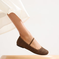 The Max Square Mary Jane - Cinnamon Crochet
