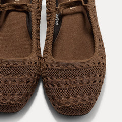 The Max Square Mary Jane - Cinnamon Crochet