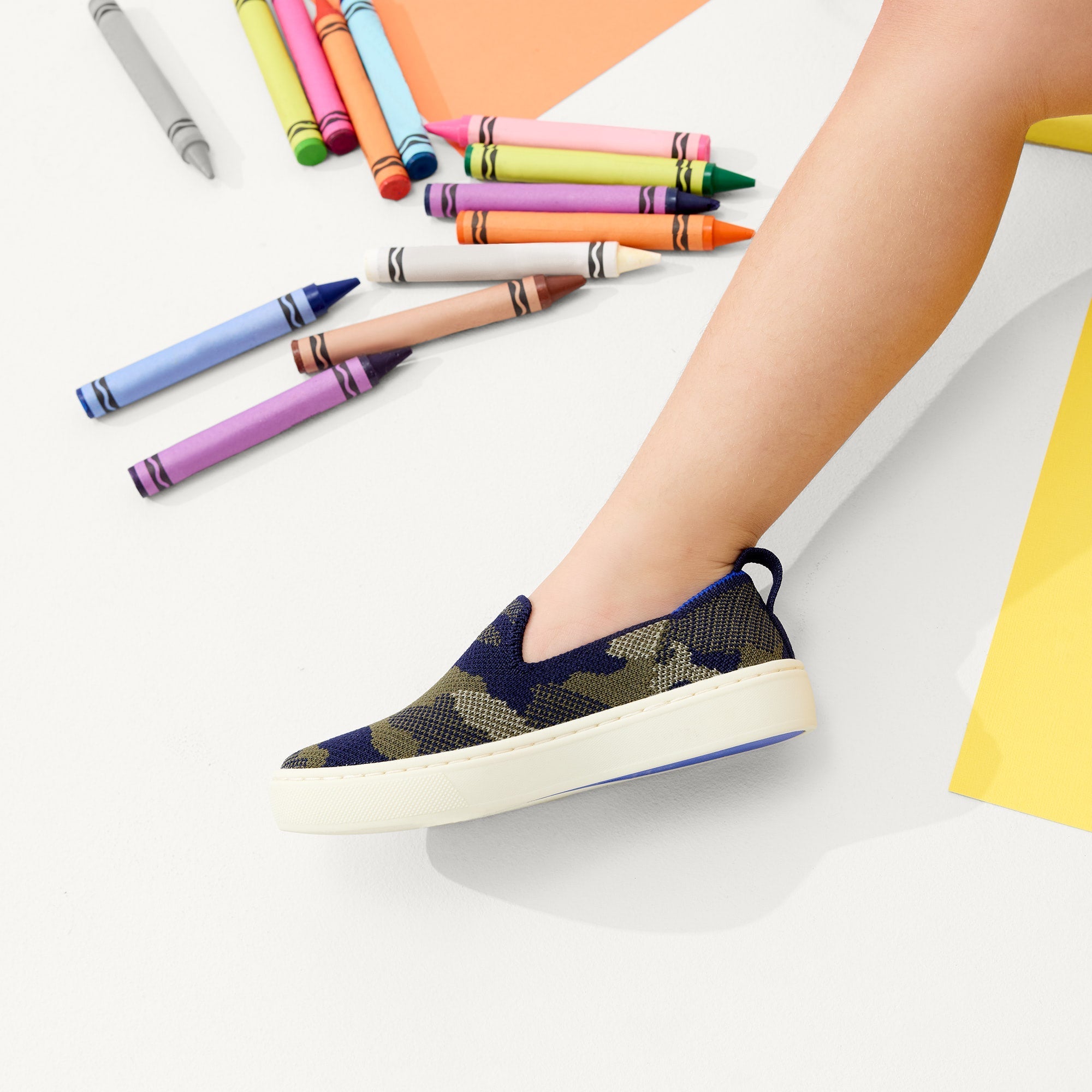 The Kids Sneaker - Spruce Camo
