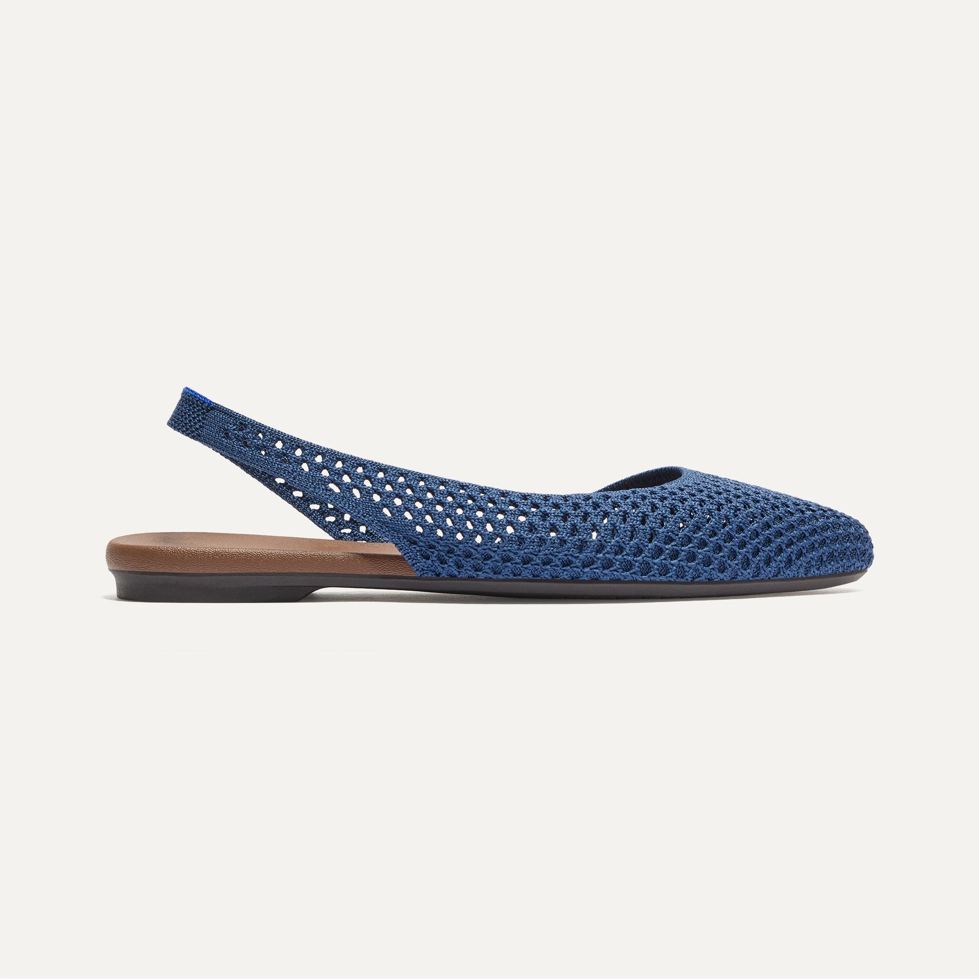 The Almond Slingback - Deep Sea Mesh
