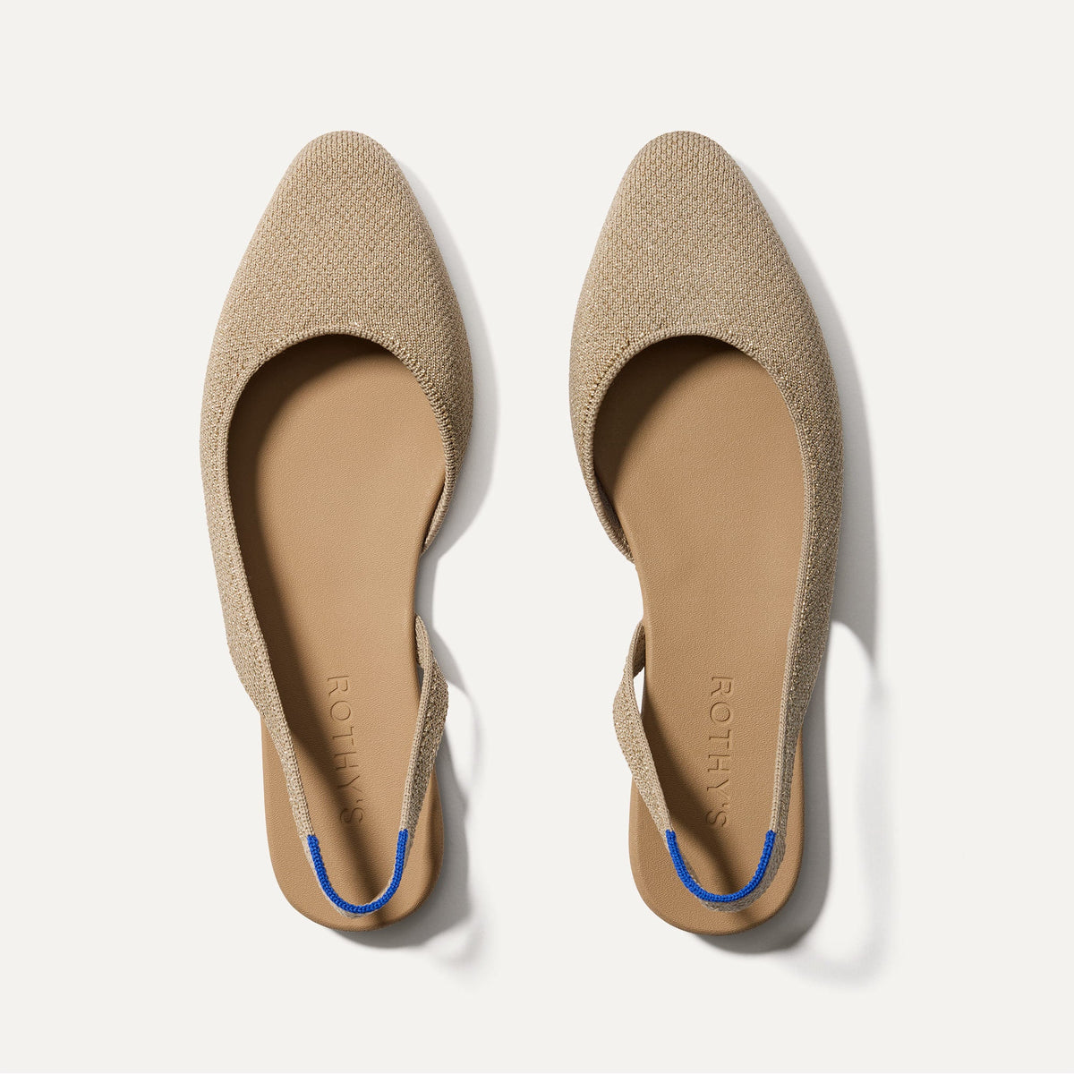 The Almond Slingback - Metallic Prosecco