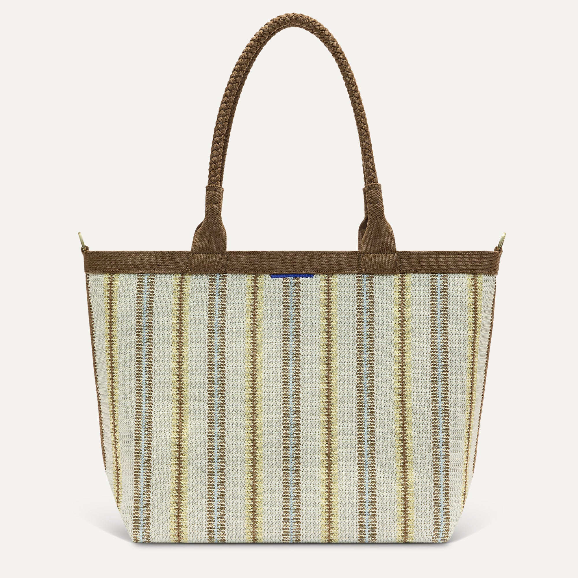 The Lightweight Zip Tote - Sunbeam Market Stripe