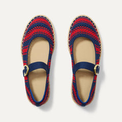 The Espadrille Mary Jane - Cherry Tide