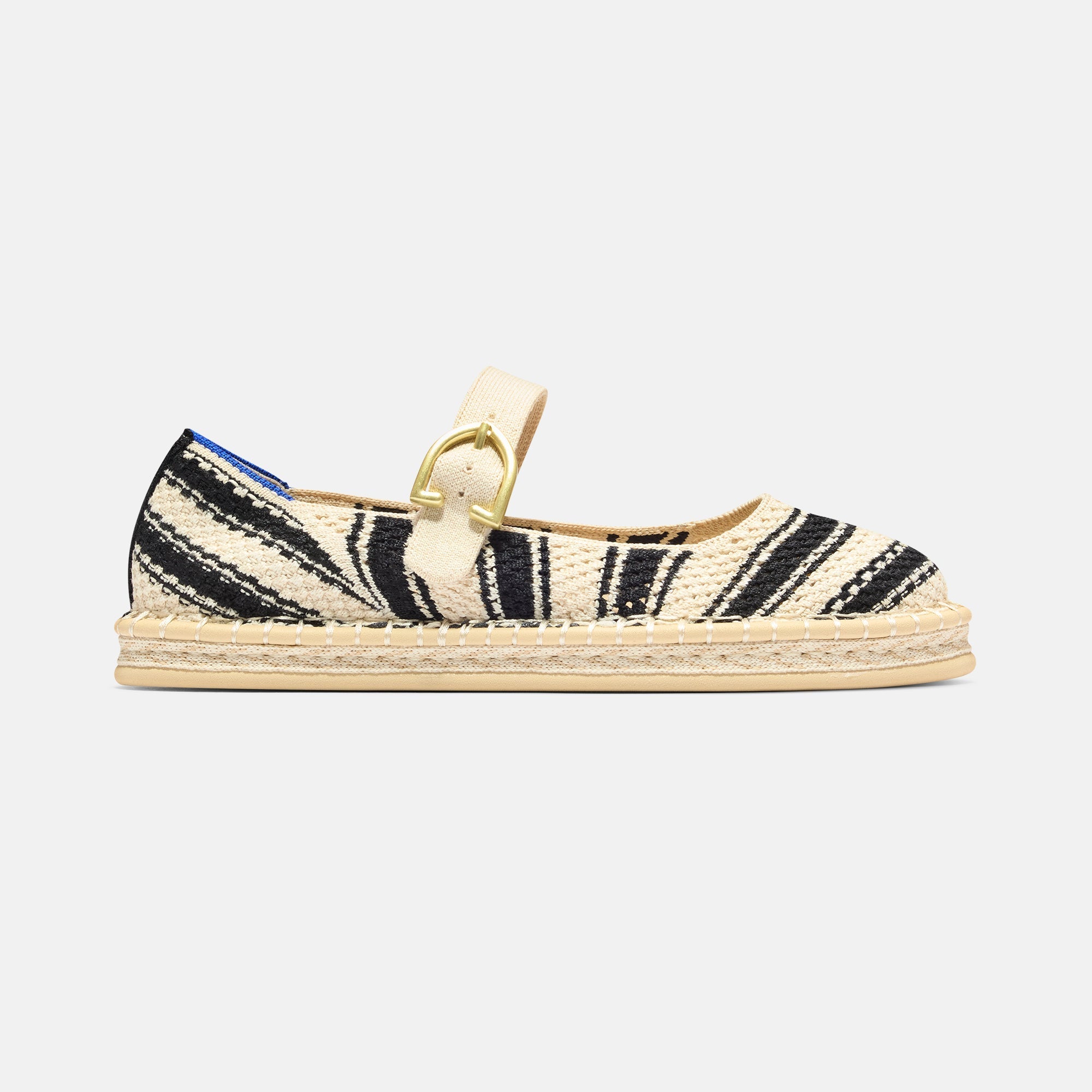 The Espadrille Mary Jane - Compass Stripe