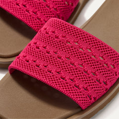 The Slide Sandal - Rouge Crochet
