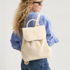 The Cinch Backpack - Coconut Crochet