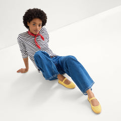 The Cruiser Mary Jane - Sunbeam Raffia-Knit