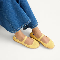The Cruiser Mary Jane - Sunbeam Raffia-Knit