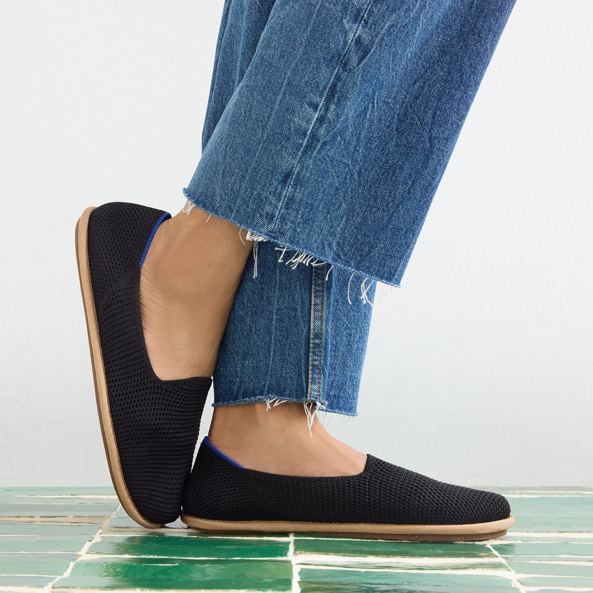 The Cruiser Loafer - Black Raffia-Knit