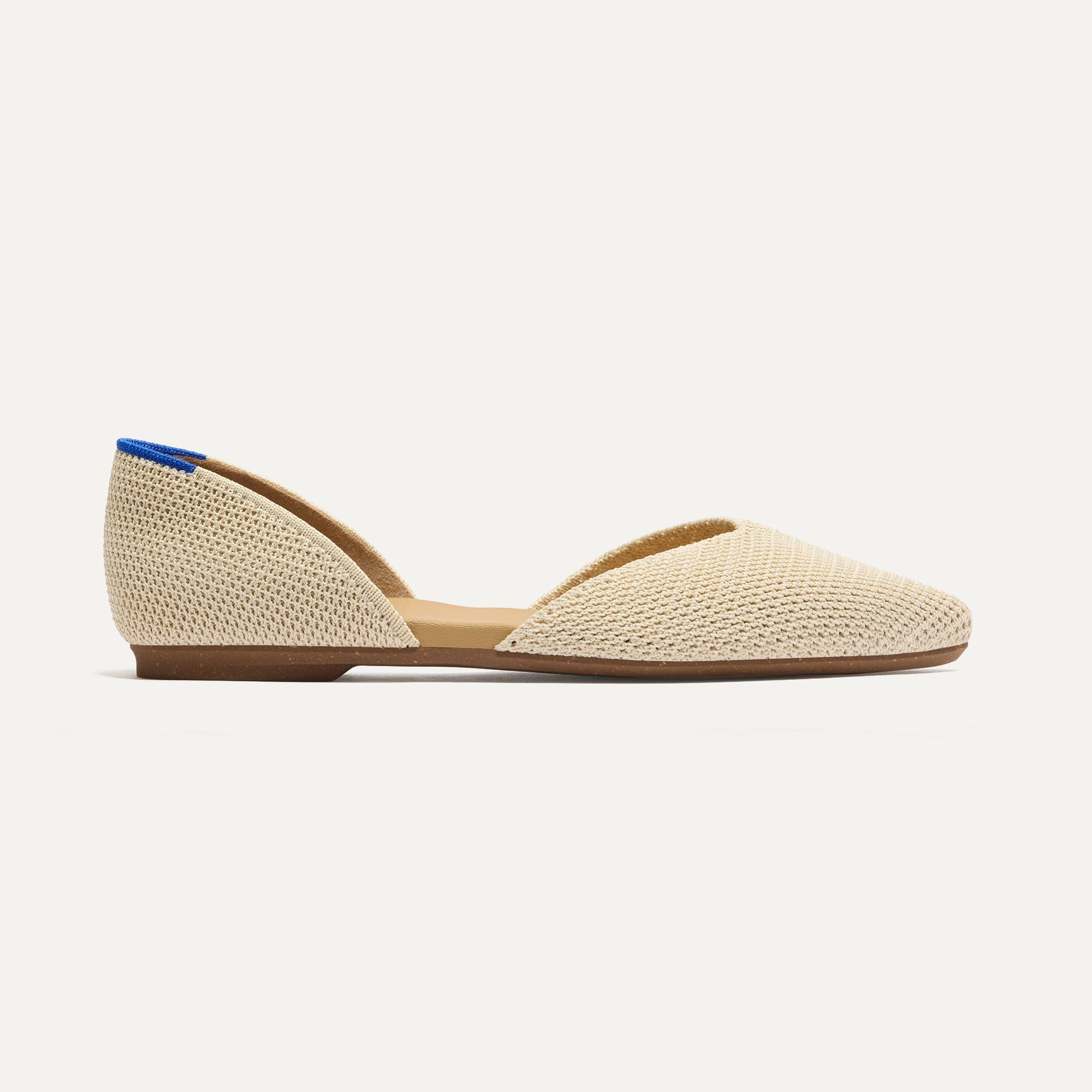 The D'Orsay Point - Conch Raffia-Knit