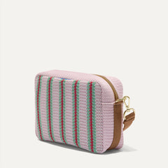 The Crossbody Camera Bag - Watermelon Market Stripe