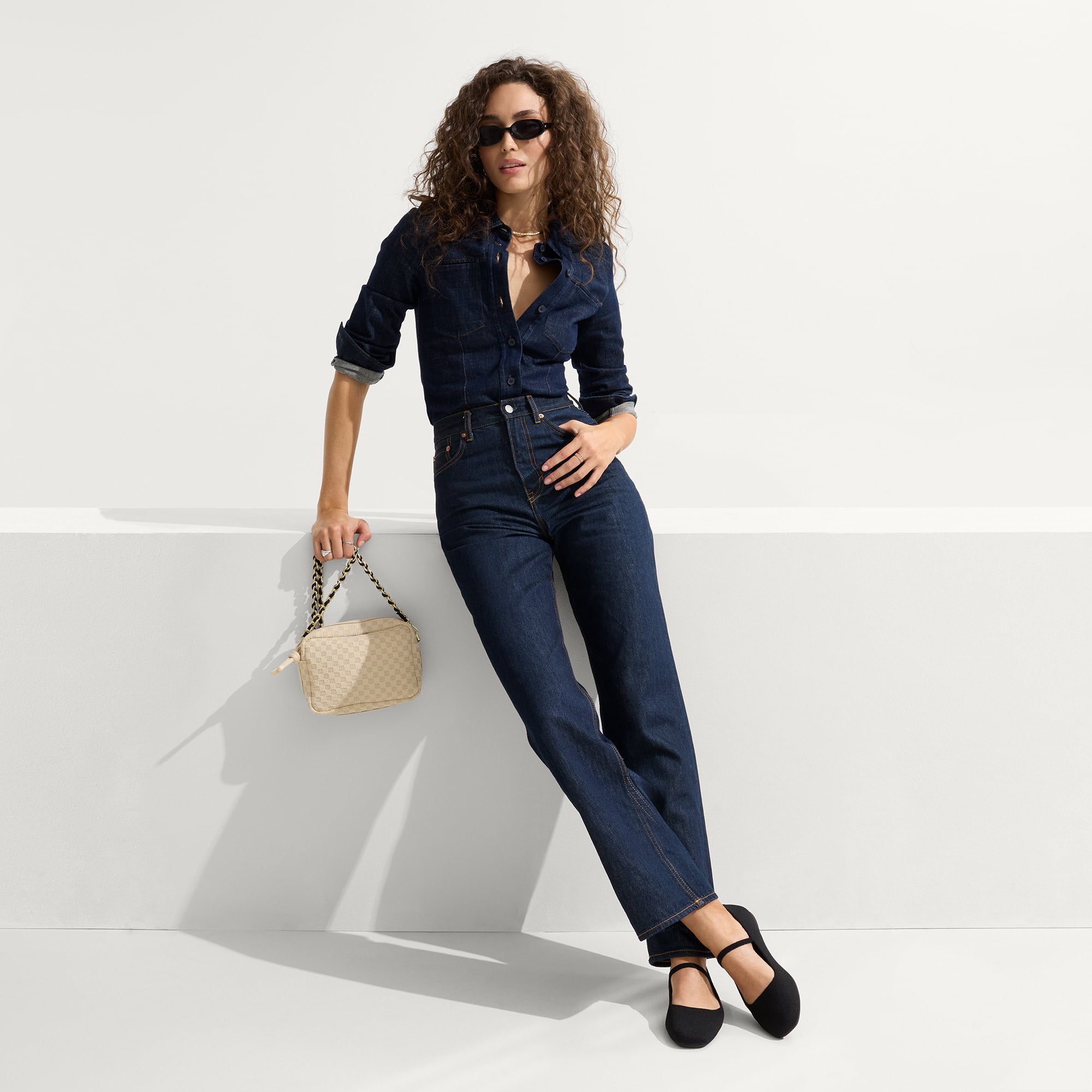 The Crossbody Camera Bag - Sesame