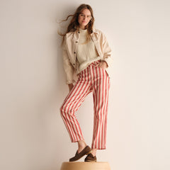 The Penny Loafer - Cinnamon Raffia-Knit