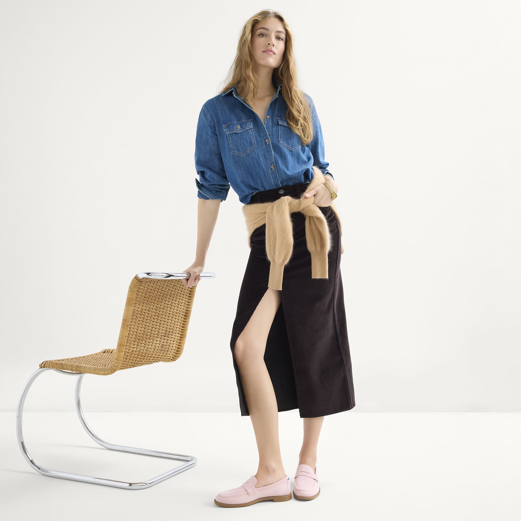 The Penny Loafer - Light Pink