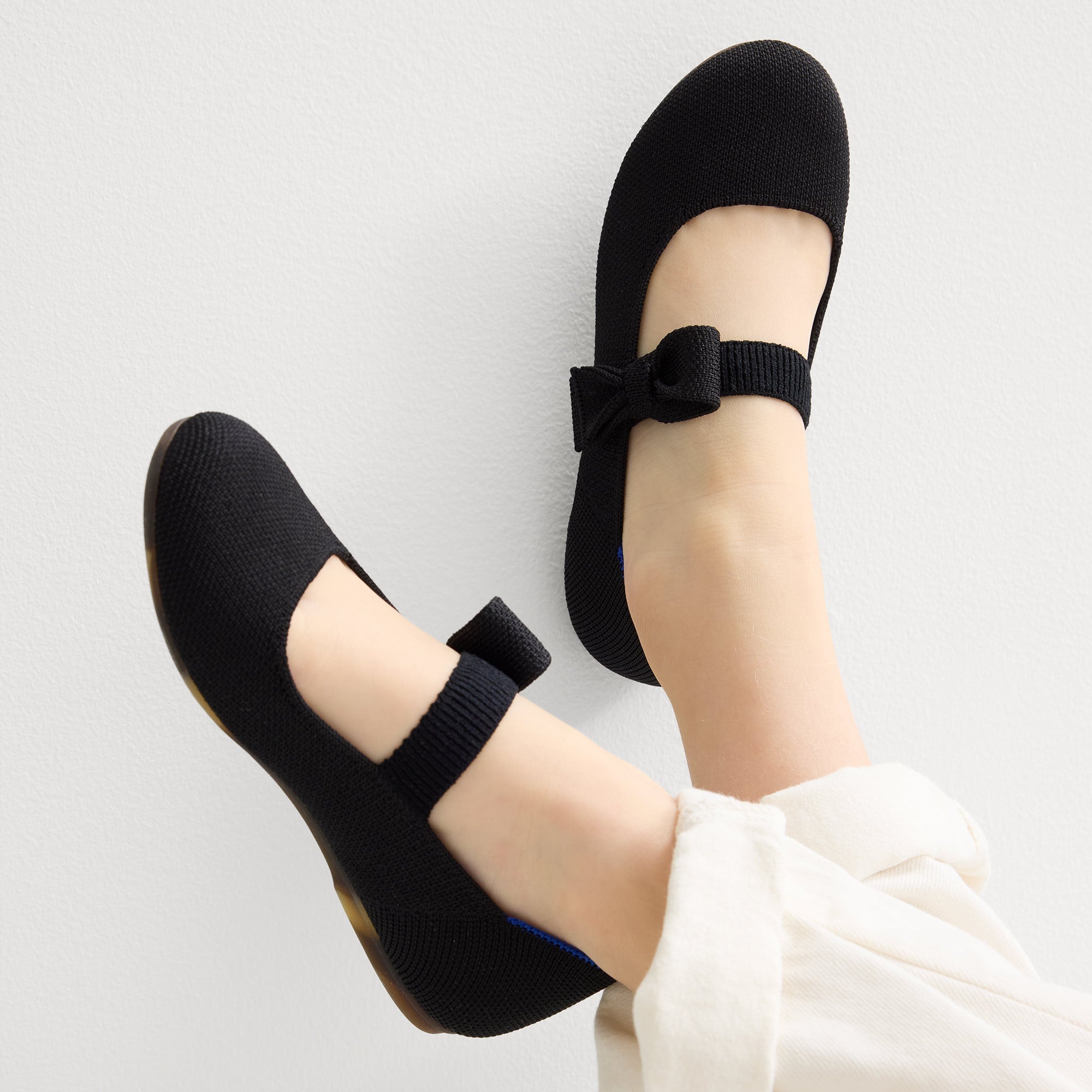 The Kids Tux Bow Mary Jane - Black