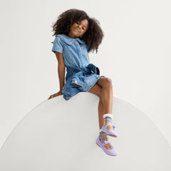 The Kids Tux Bow Mary Jane - Soft Orchid