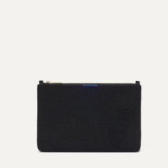 The Convertible Clutch - Black Espresso Open-Knit