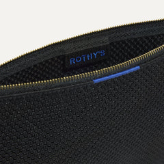 The Convertible Clutch - Black Espresso Open-Knit
