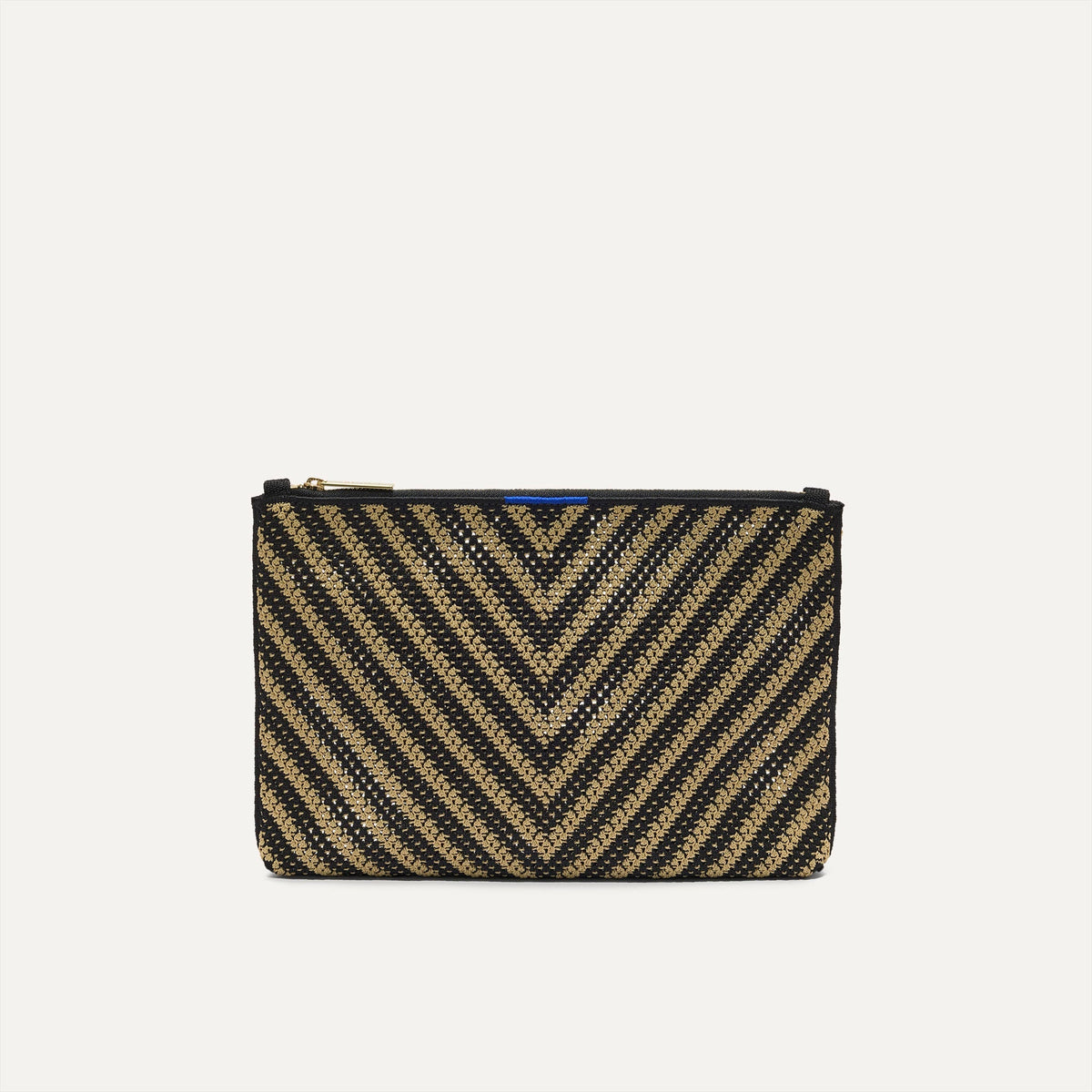 The Convertible Clutch - Toffee Chevron