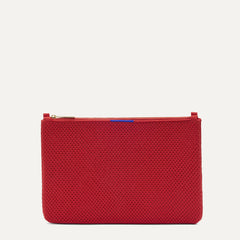 The Convertible Clutch - Scarlet Open-Knit
