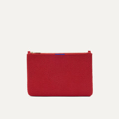 The Convertible Clutch - Scarlet Open-Knit
