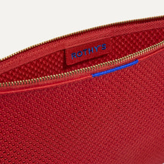 The Convertible Clutch - Scarlet Open-Knit