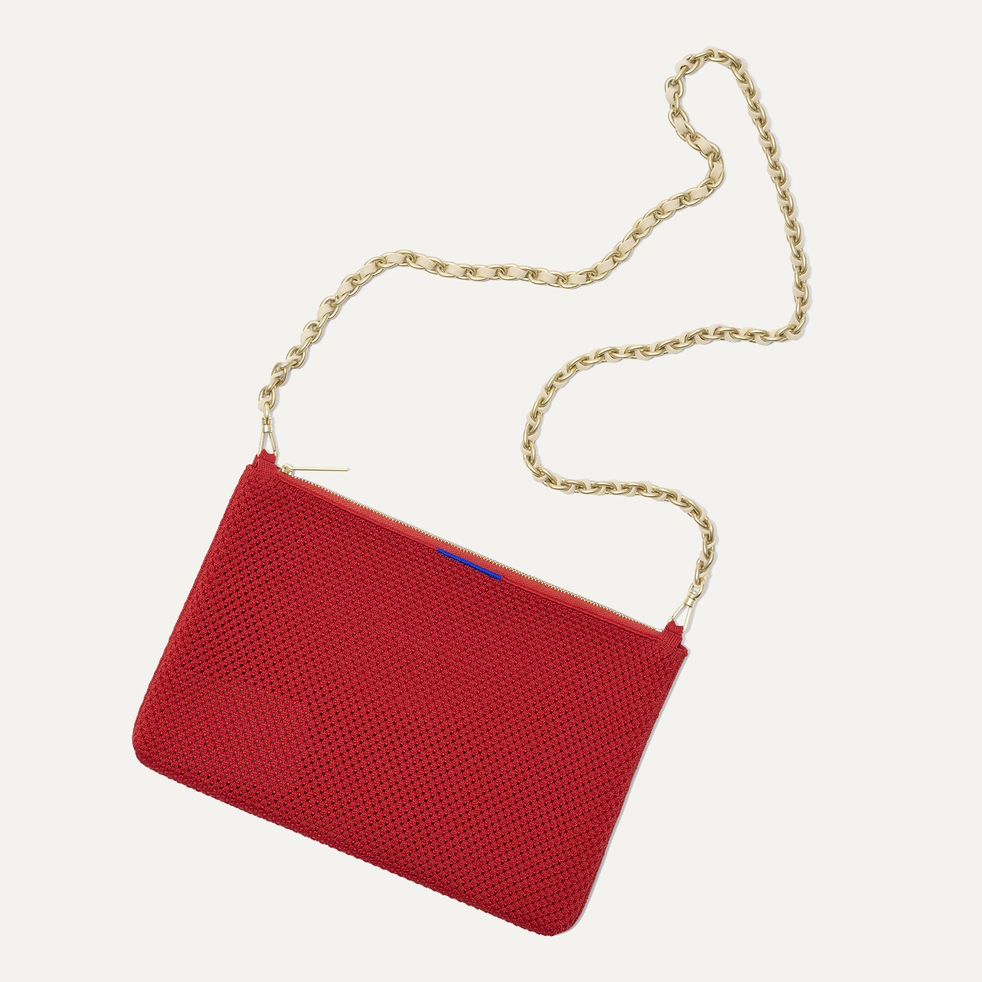 The Convertible Clutch - Scarlet Open-Knit