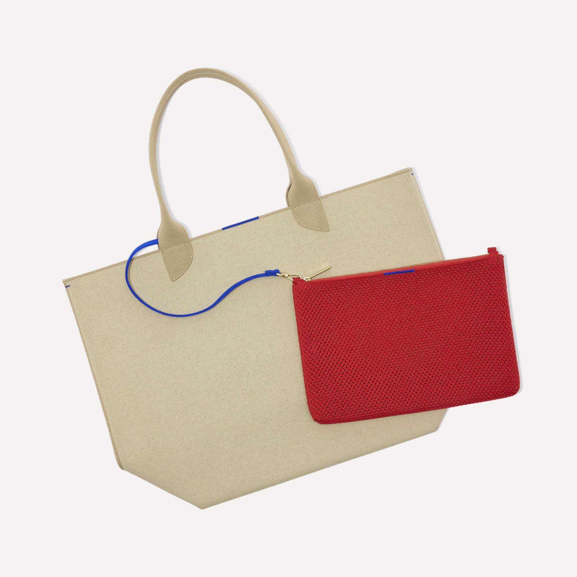 The Convertible Clutch - Scarlet Open-Knit