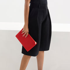 The Convertible Clutch - Scarlet Open-Knit