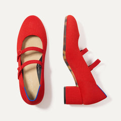 The Double Buckle Mary Jane Heel