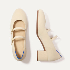The Double Buckle Mary Jane Heel