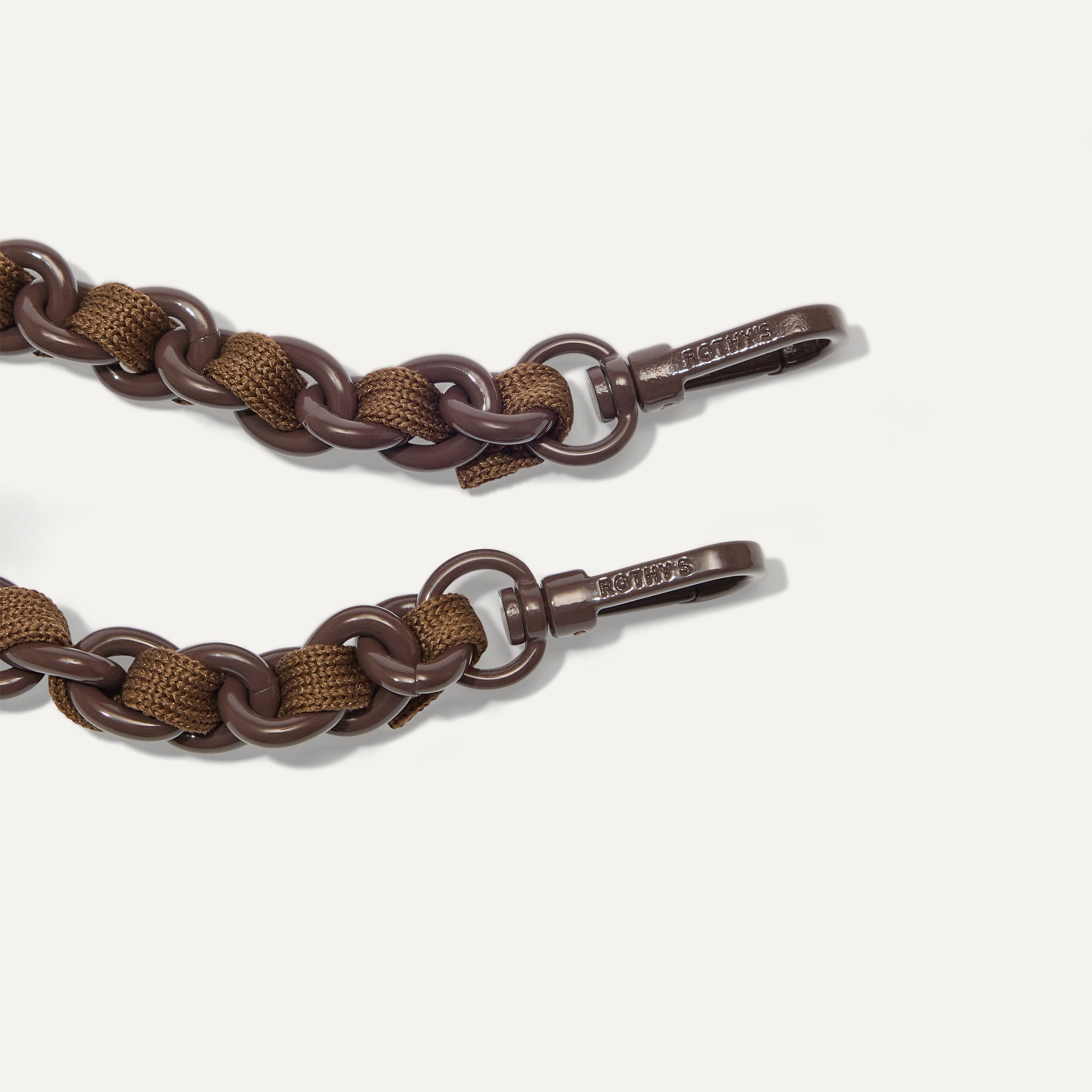 The Crossbody Strap - Espresso Chain-Knit