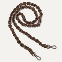 The Crossbody Strap - Espresso Chain-Knit