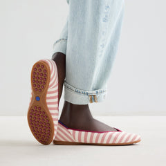 The Daily Flat - Coral Cabana Stripe