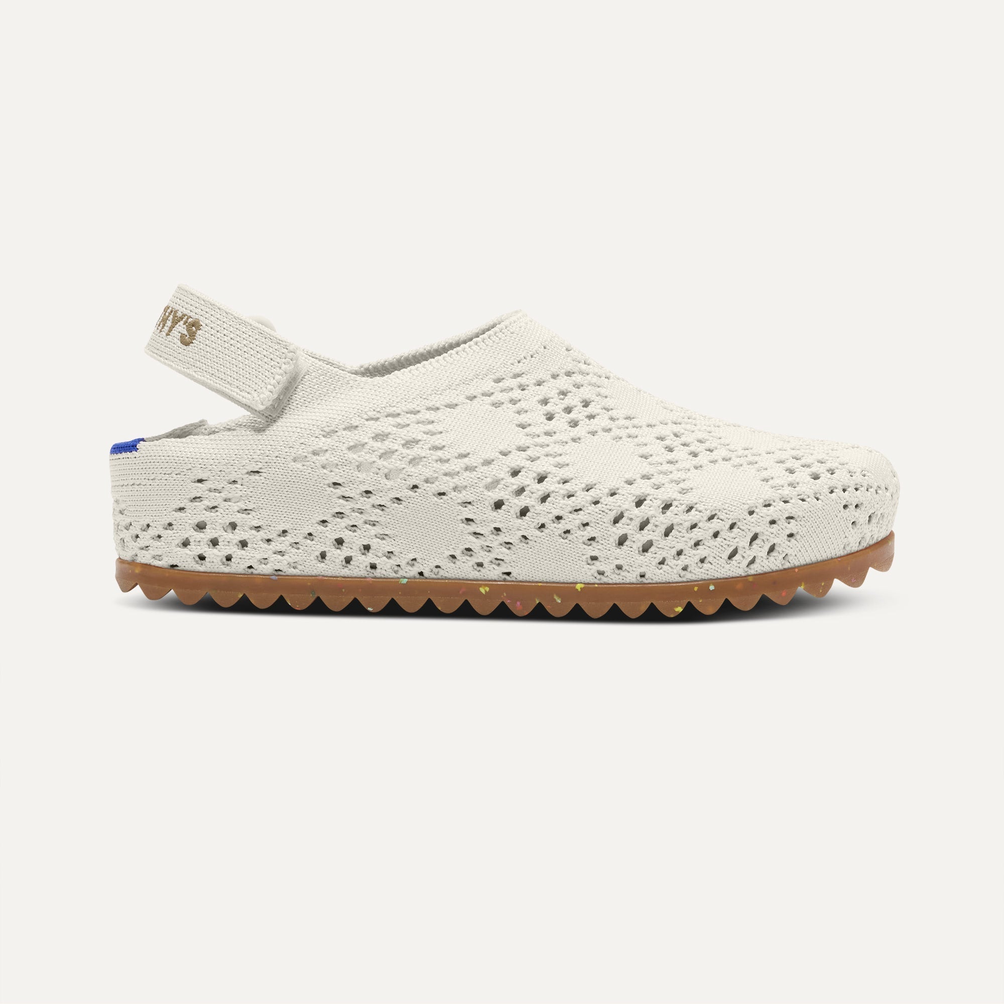 The Kids Clog - White Crochet