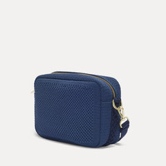 The Crossbody Camera Bag - Lagoon Open-Knit