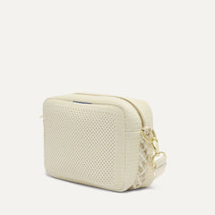 The Crossbody Camera Bag - Cream Twist Open-Knit