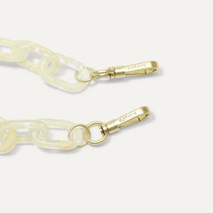 The Shoulder Strap - Opal White Chain