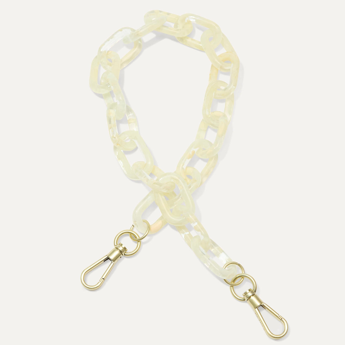 The Shoulder Strap - Opal White Chain