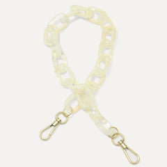 The Shoulder Strap - Opal White Chain