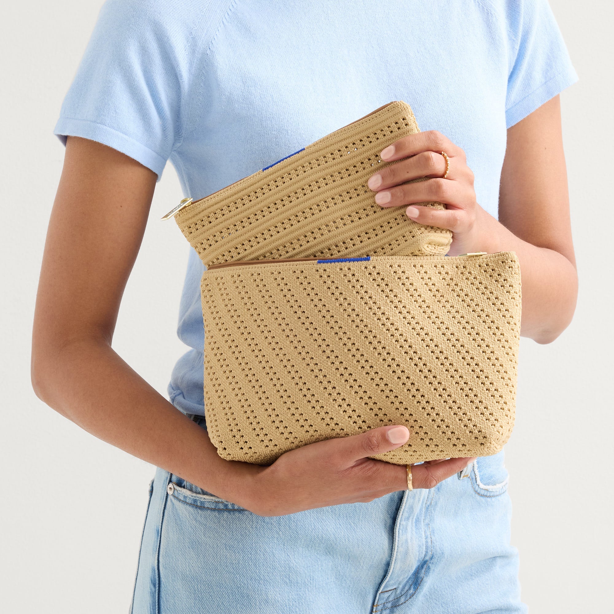 The Travel Pouch Set - Brown Butter Crochet