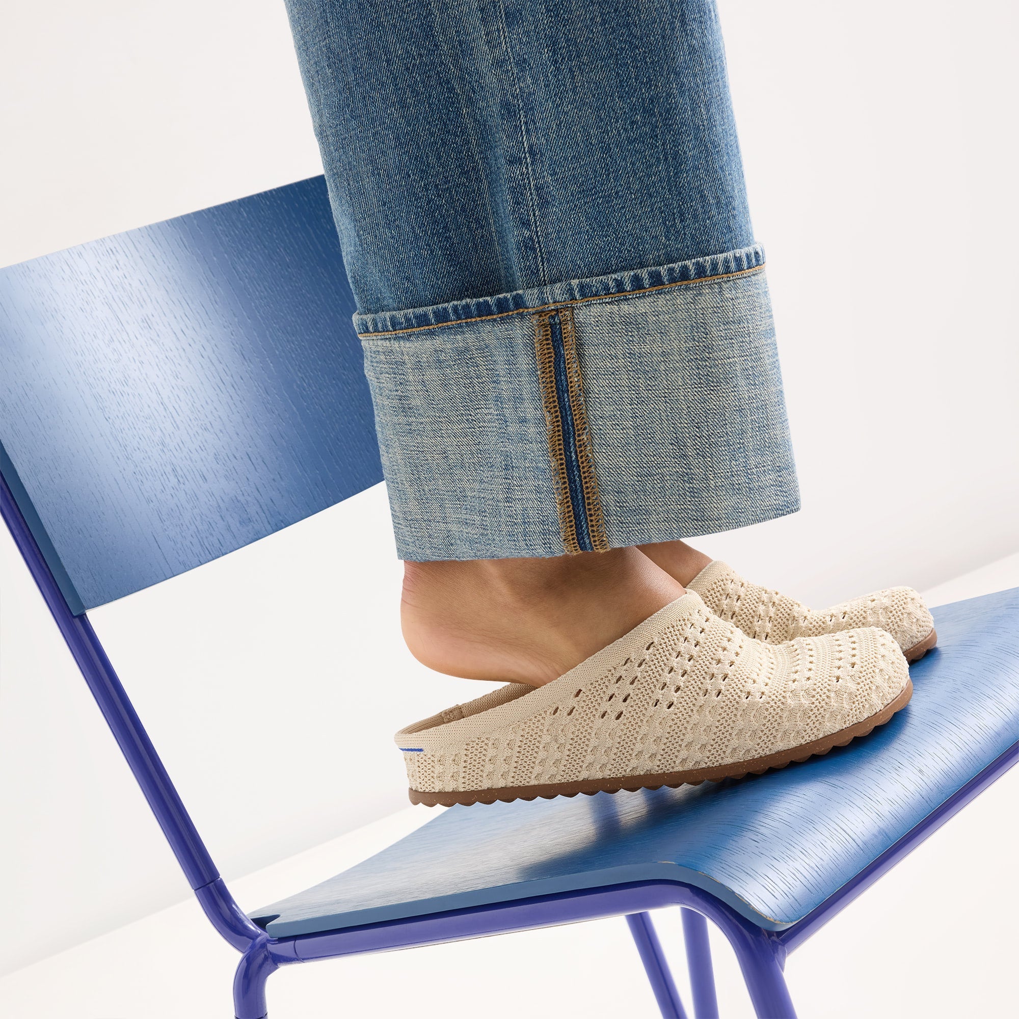 The Casual Clog - Powder Crochet
