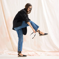 The D'Orsay Espadrille - Black