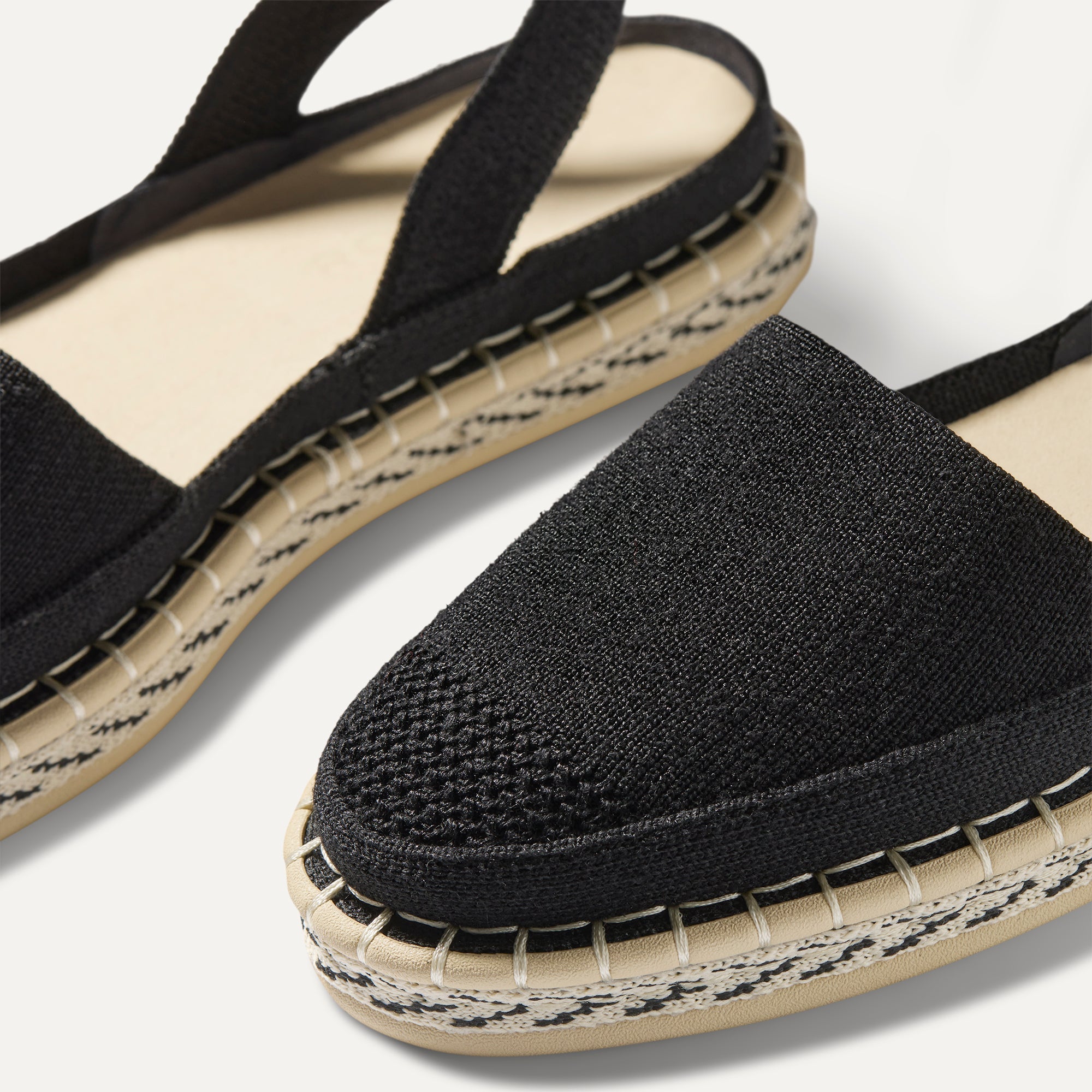 The D'Orsay Espadrille - Black