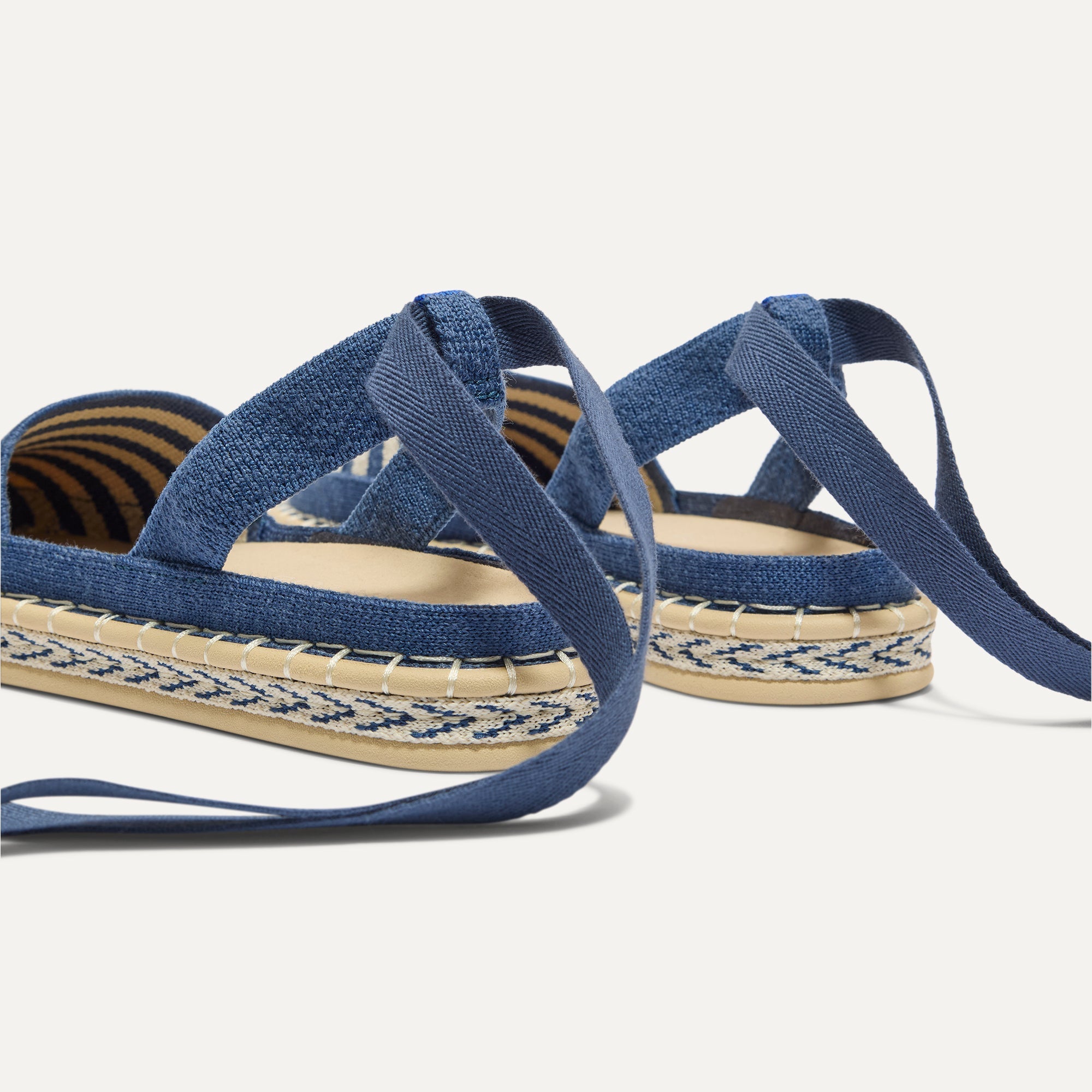 The D'Orsay Espadrille - Deep Sea Stripe